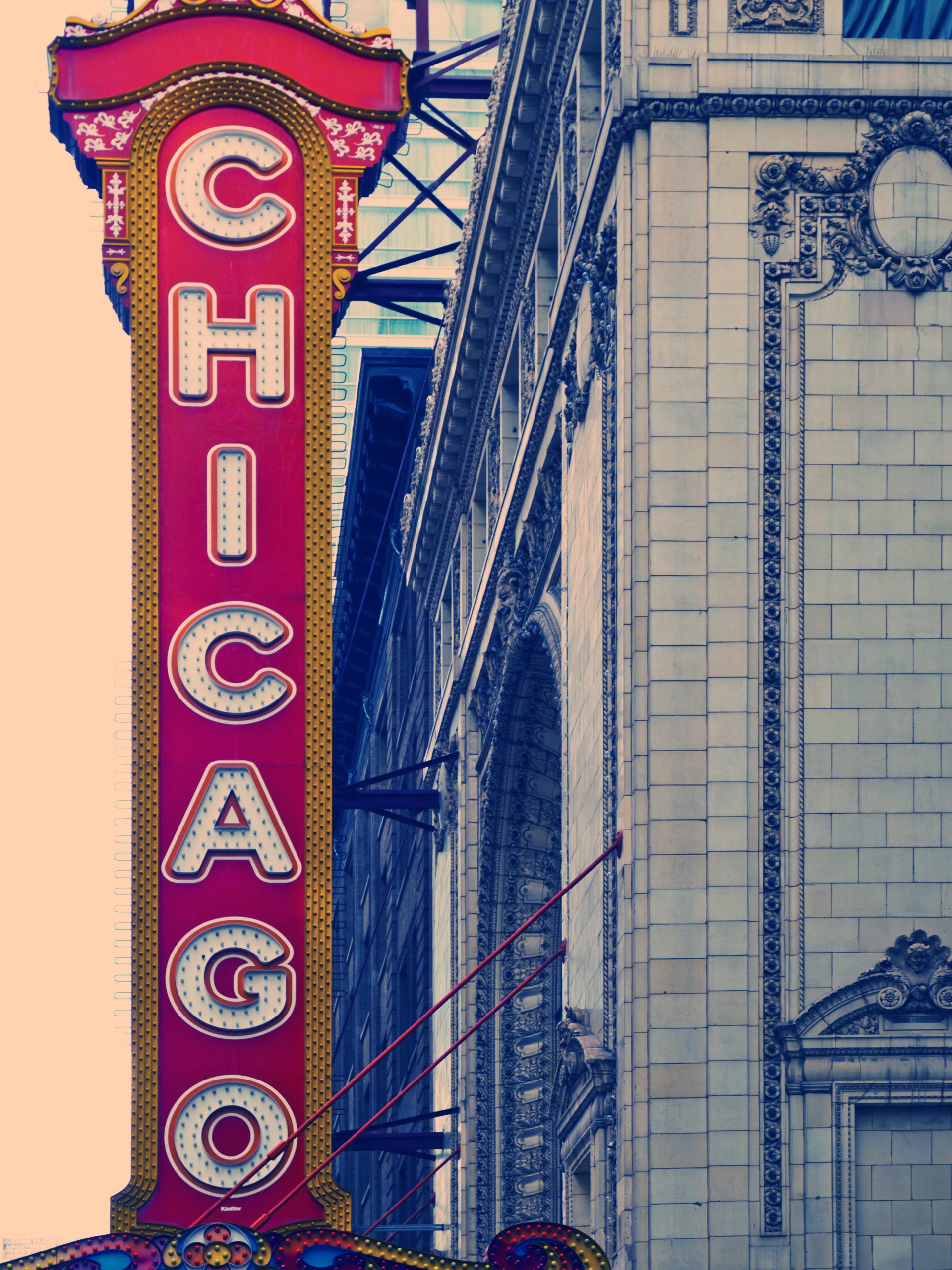 The famous Chicago Theater on State Street